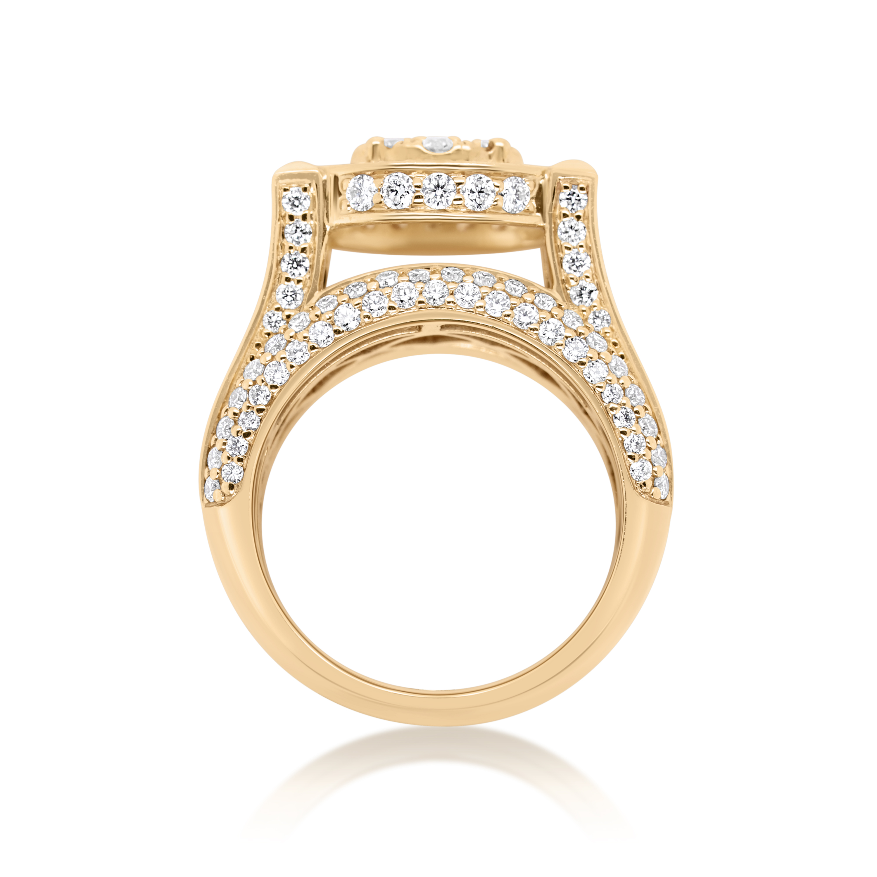 Diamond Ring 6.61 ct. 10K Yellow Gold